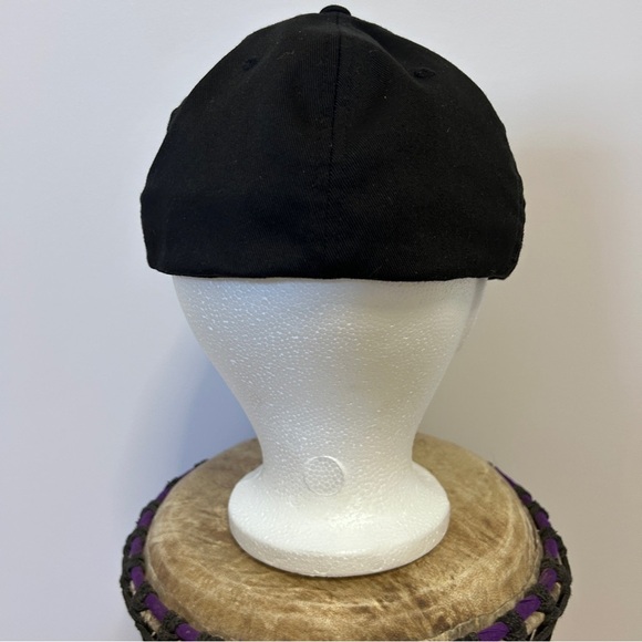 Country Strong Baseball Cap FlexFit Black Unisex Festival Cowboy Cowgirl L/XL - Picture 3 of 11